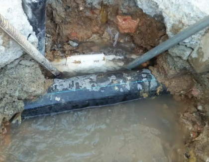 新市测漏水之水管漏水